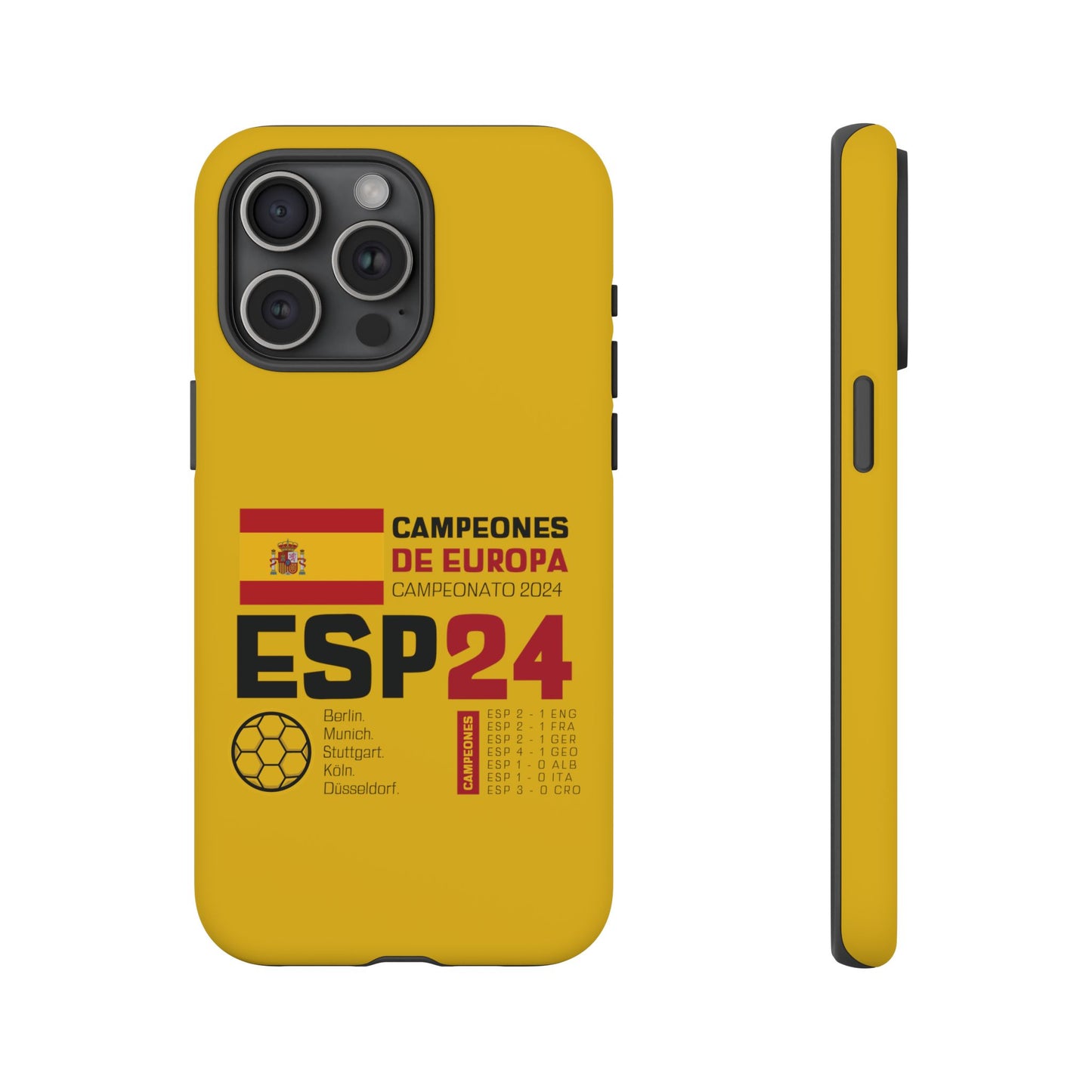 Spain's 2024 Euro Cup Victory - Premium Tough Phone Cases