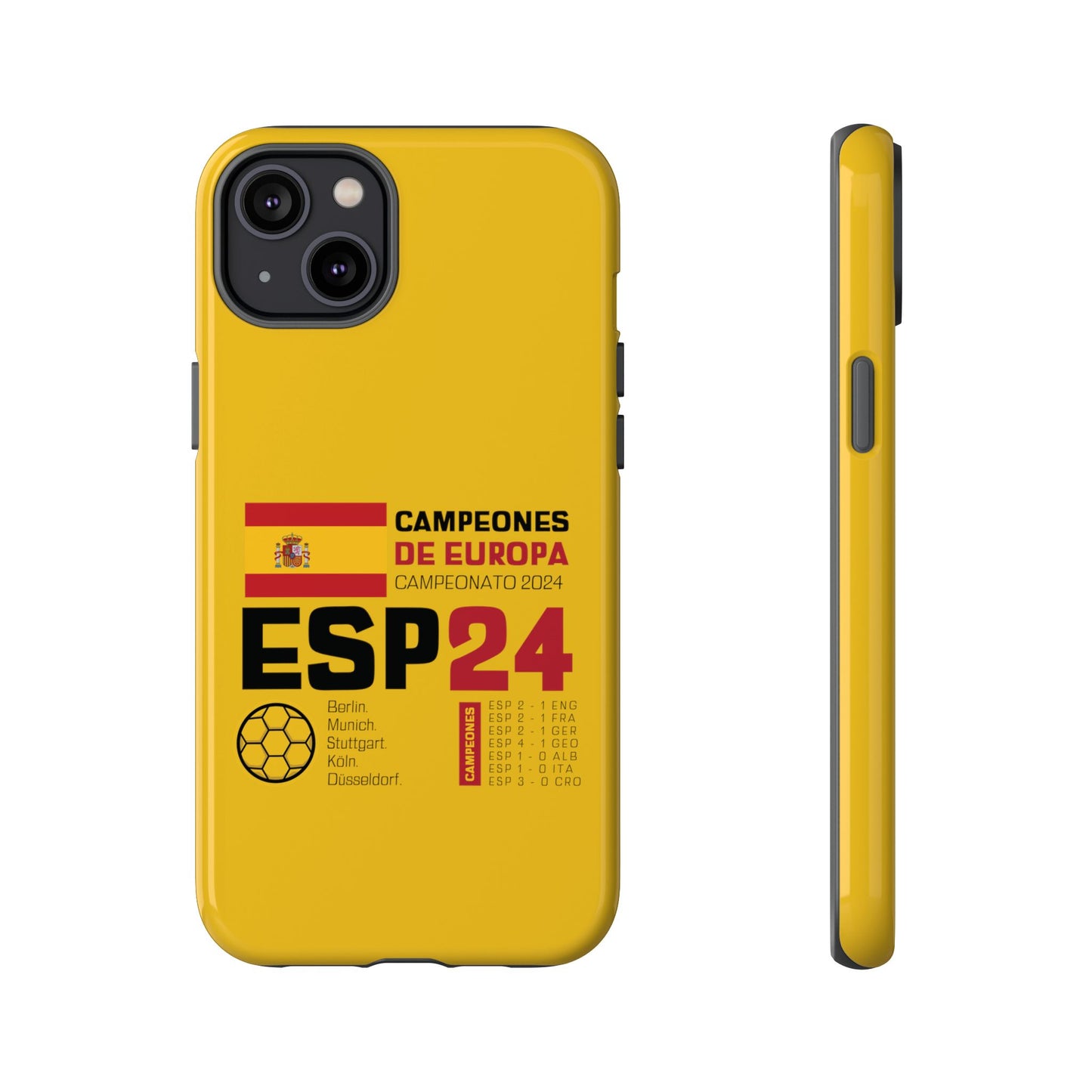 Spain's 2024 Euro Cup Victory - Premium Tough Phone Cases