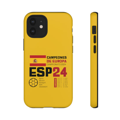 Spain's 2024 Euro Cup Victory - Premium Tough Phone Cases