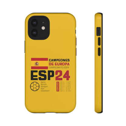 Spain's 2024 Euro Cup Victory - Premium Tough Phone Cases