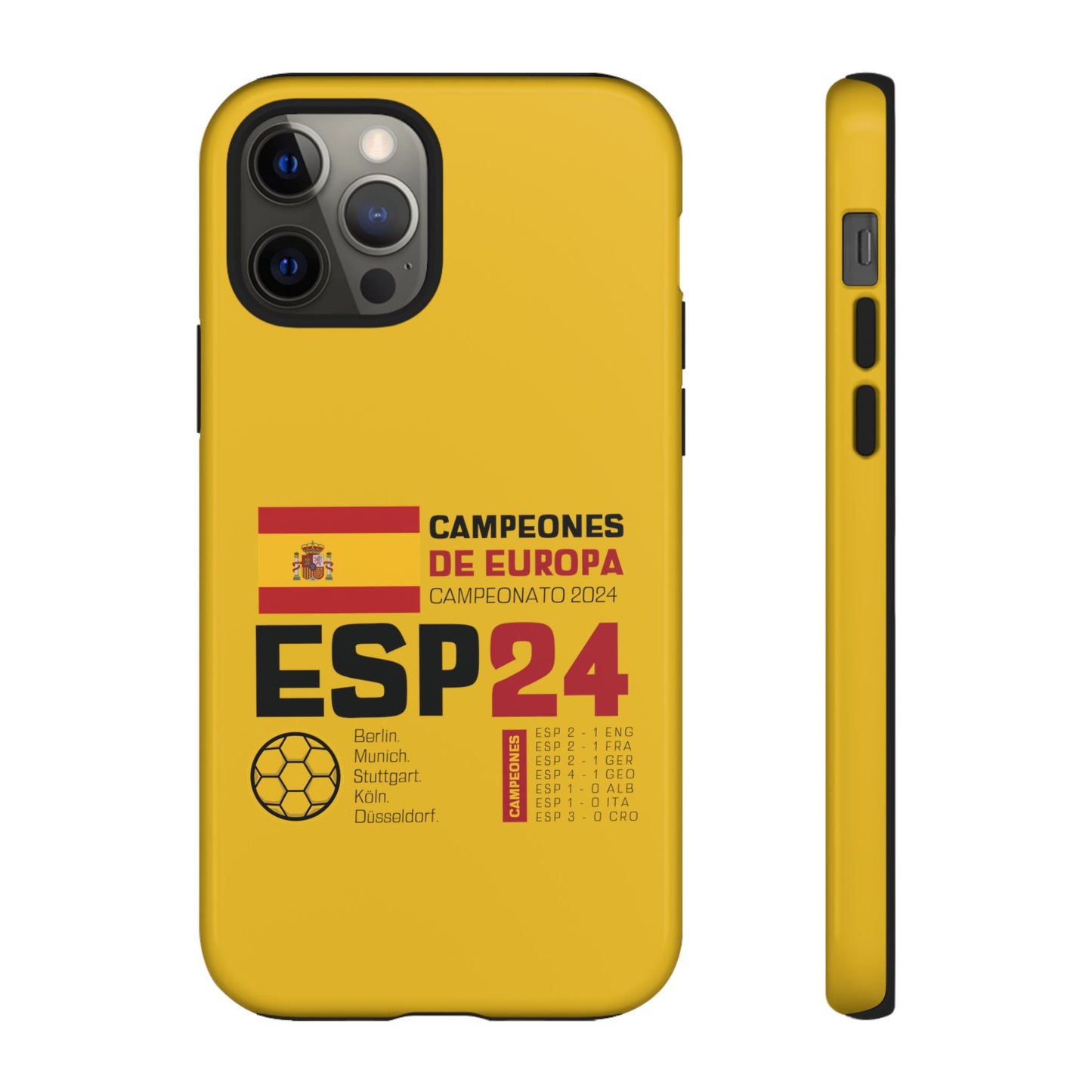 Spain's 2024 Euro Cup Victory - Premium Tough Phone Cases