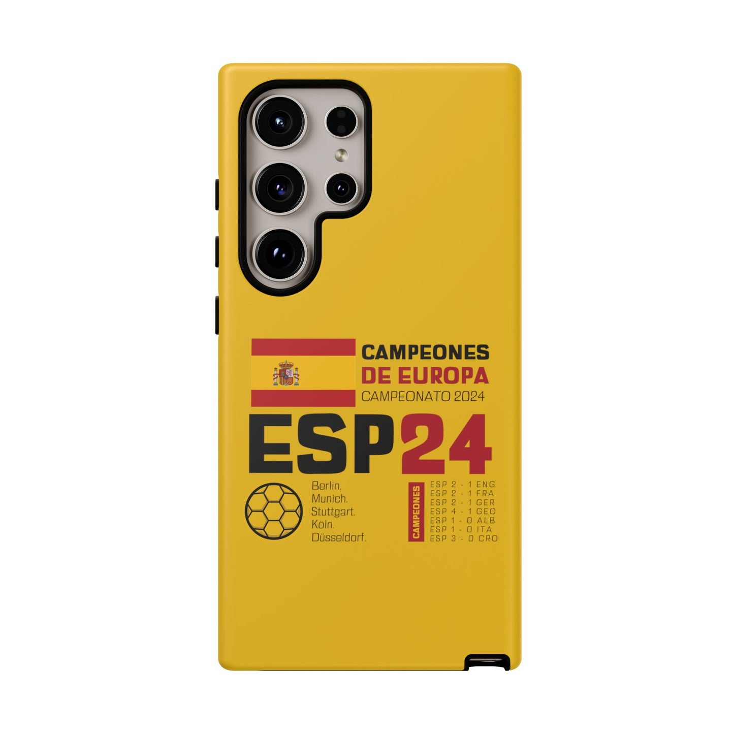 Spain's 2024 Euro Cup Victory - Premium Tough Phone Cases