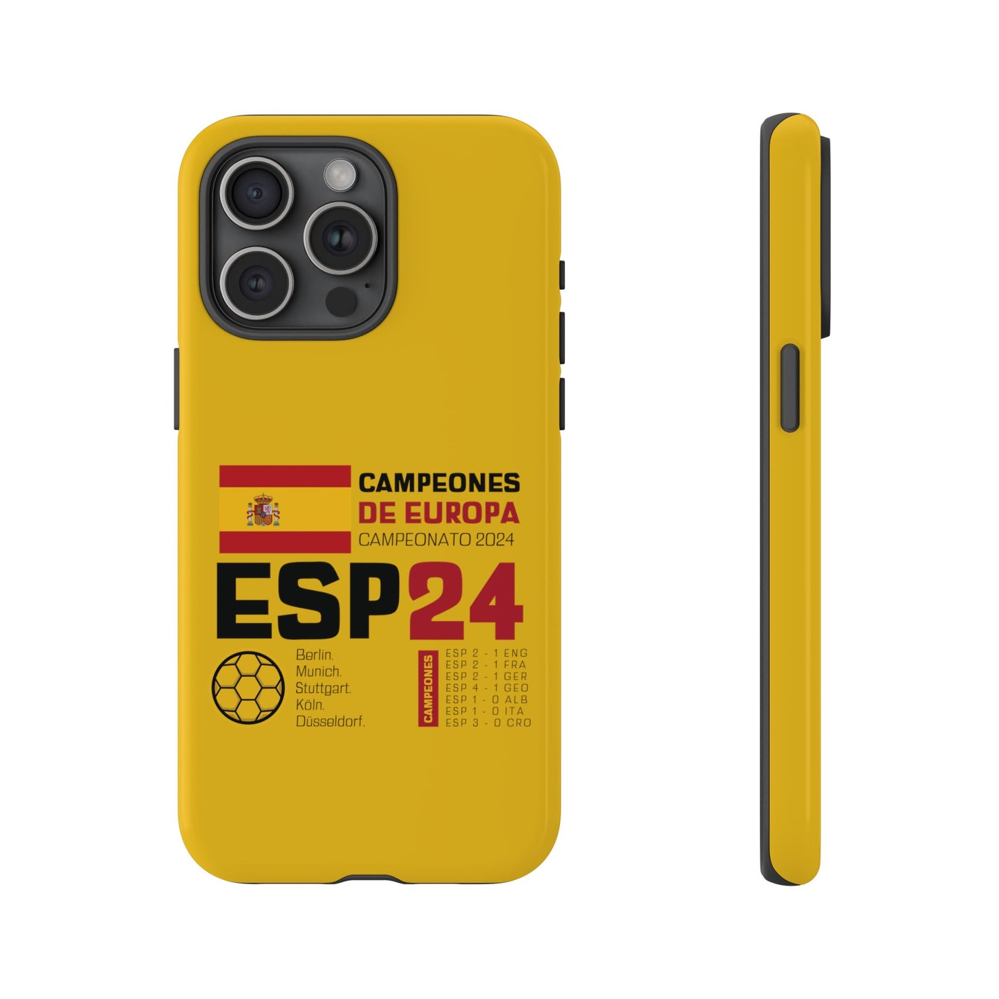 Spain's 2024 Euro Cup Victory - Premium Tough Phone Cases