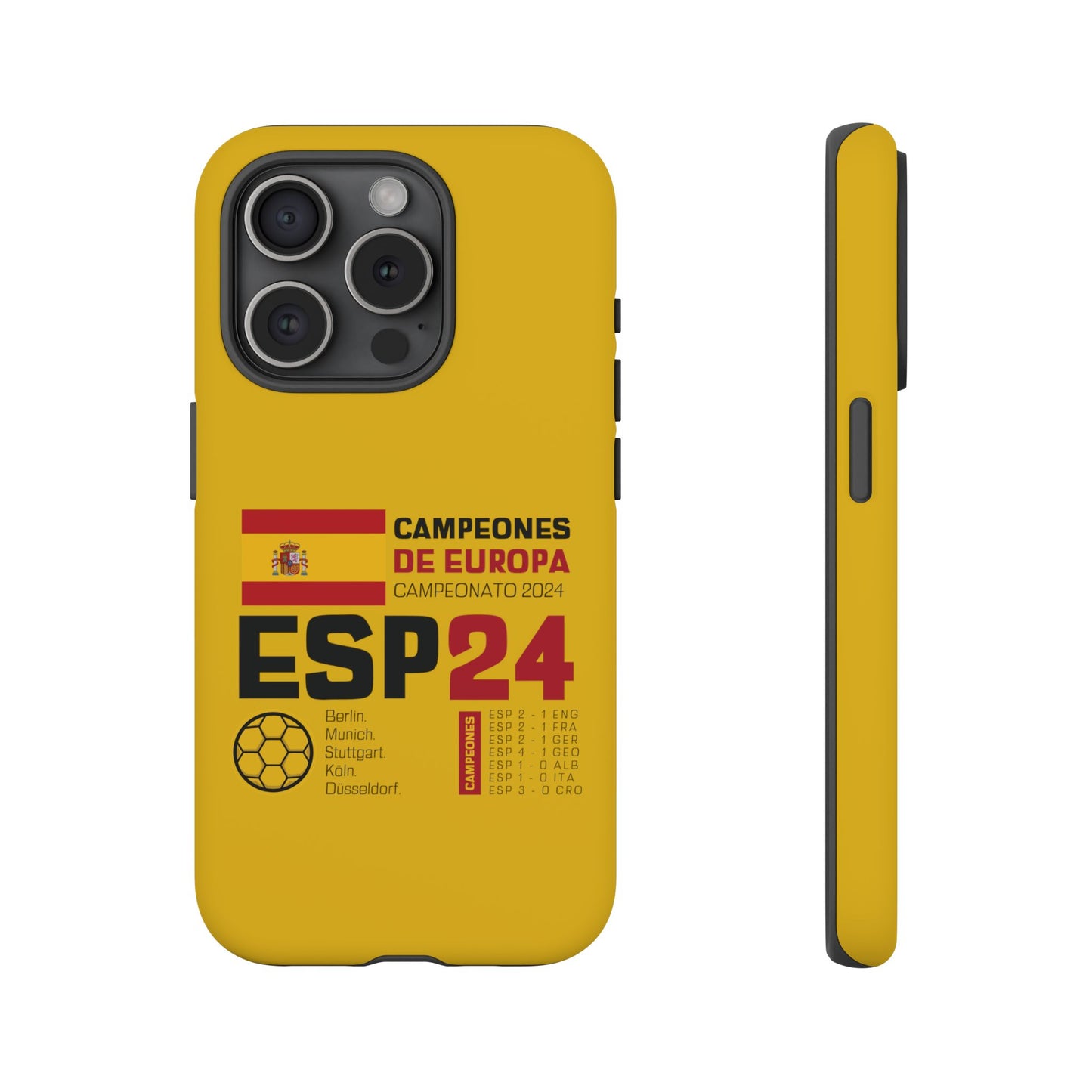 Spain's 2024 Euro Cup Victory - Premium Tough Phone Cases