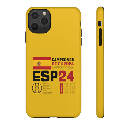 Spain's 2024 Euro Cup Victory - Premium Tough Phone Cases