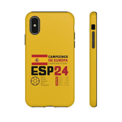 Spain's 2024 Euro Cup Victory - Premium Tough Phone Cases