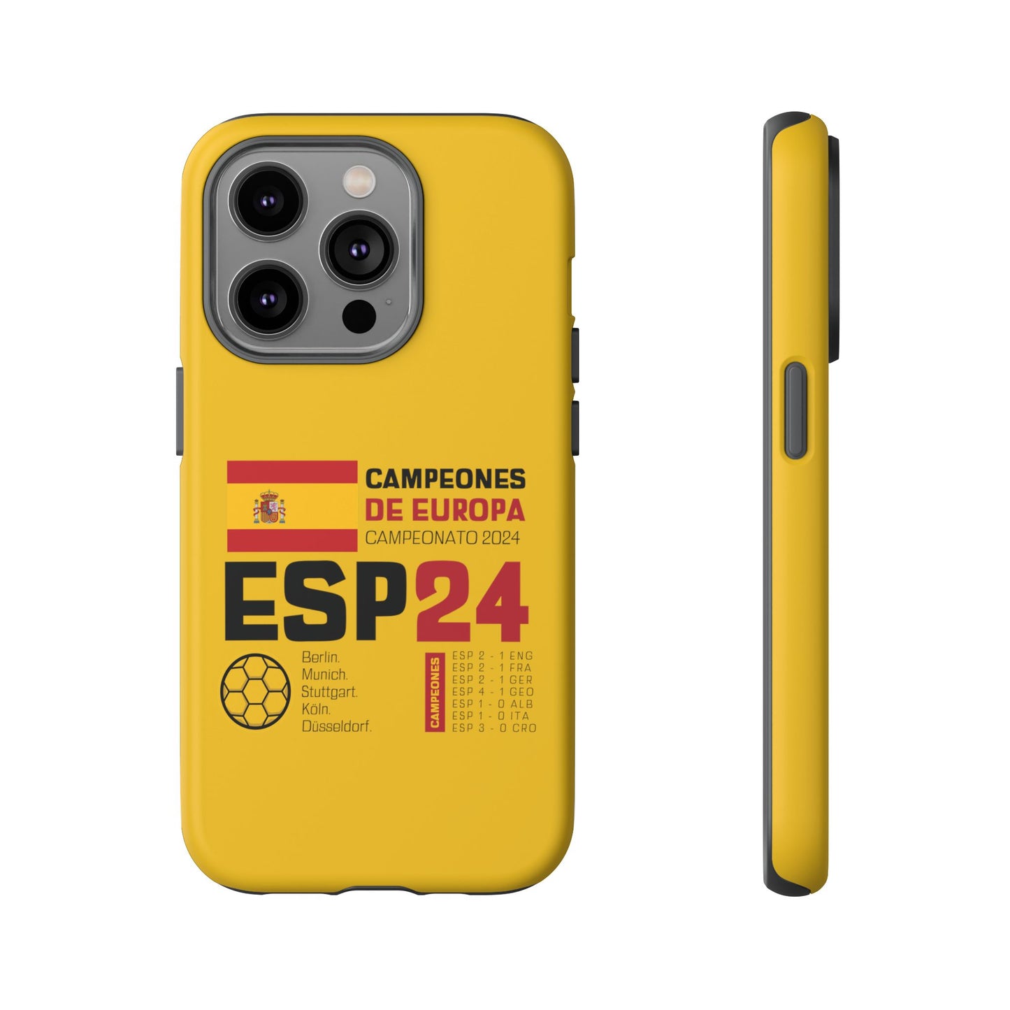 Spain's 2024 Euro Cup Victory - Premium Tough Phone Cases