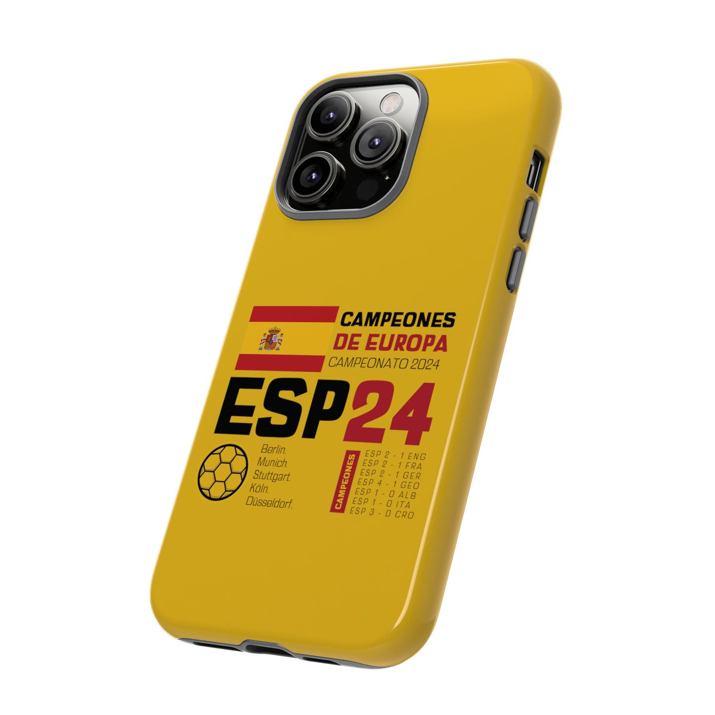 Spain's 2024 Euro Cup Victory - Premium Tough Phone Cases