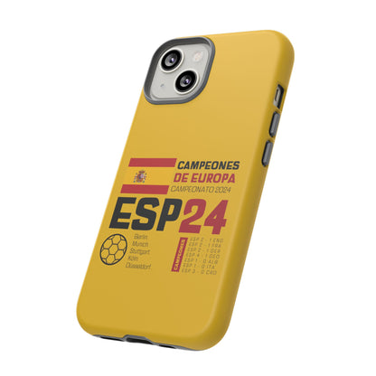 Spain's 2024 Euro Cup Victory - Premium Tough Phone Cases