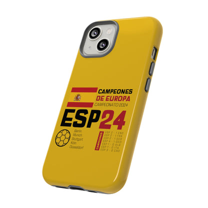 Spain's 2024 Euro Cup Victory - Premium Tough Phone Cases