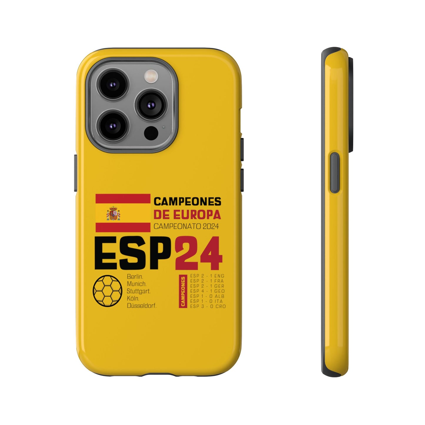 Spain's 2024 Euro Cup Victory - Premium Tough Phone Cases