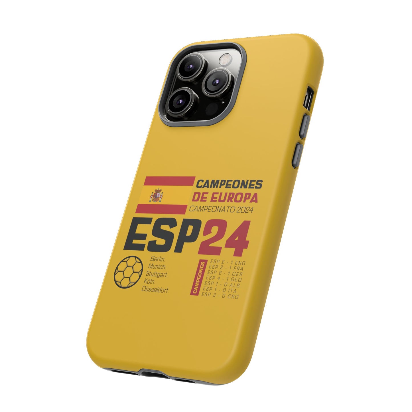 Spain's 2024 Euro Cup Victory - Premium Tough Phone Cases