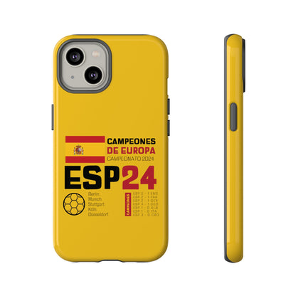 Spain's 2024 Euro Cup Victory - Premium Tough Phone Cases