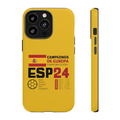 Spain's 2024 Euro Cup Victory - Premium Tough Phone Cases