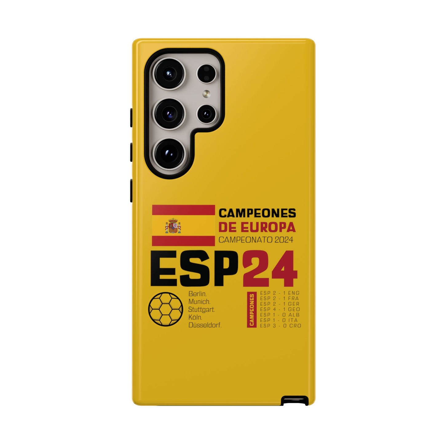 Spain's 2024 Euro Cup Victory - Premium Tough Phone Cases