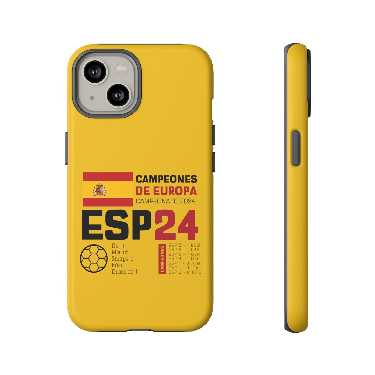 Spain's 2024 Euro Cup Victory - Premium Tough Phone Cases