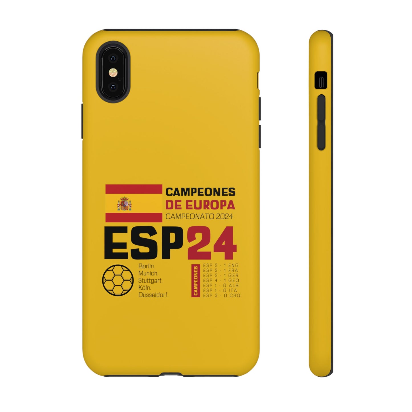 Spain's 2024 Euro Cup Victory - Premium Tough Phone Cases