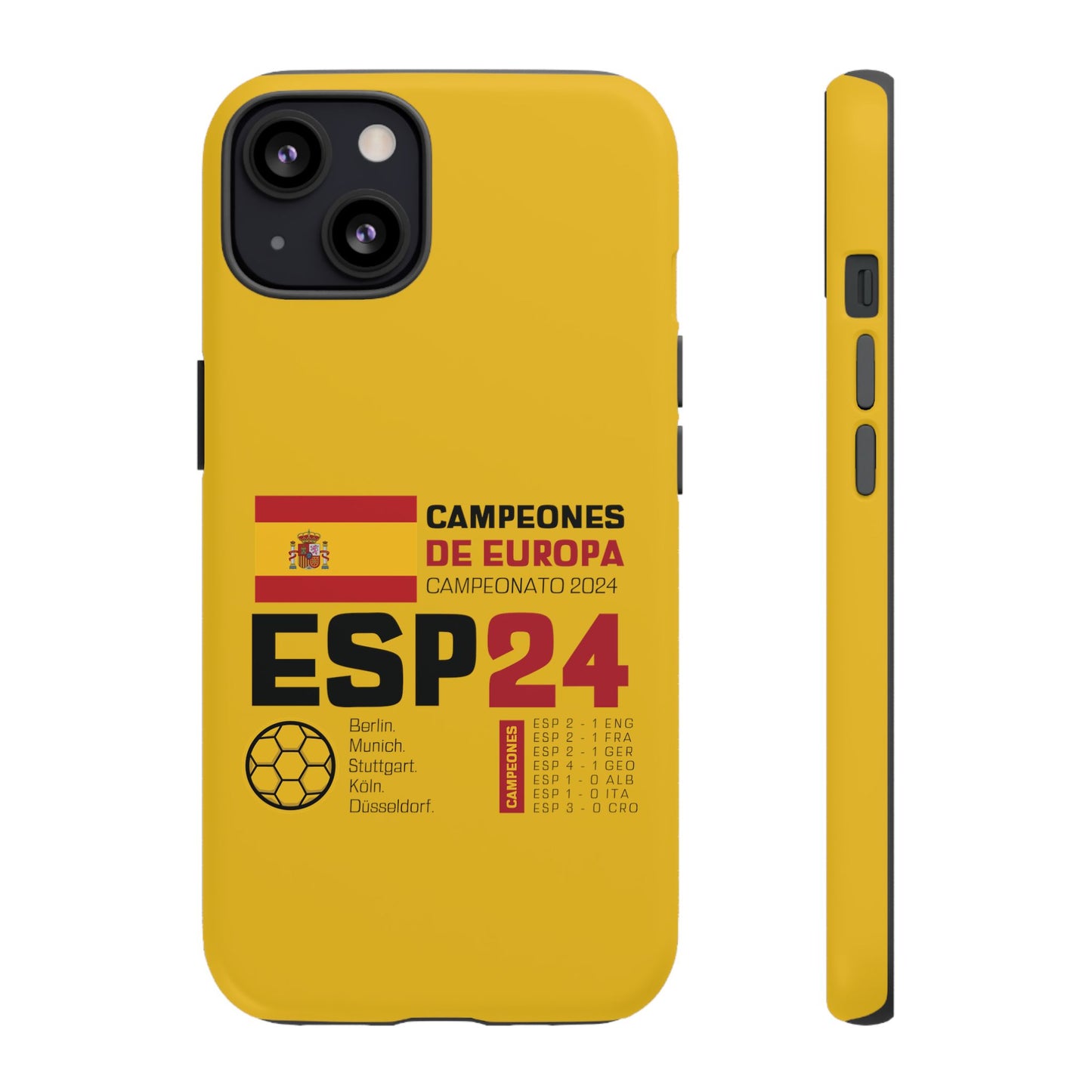 Spain's 2024 Euro Cup Victory - Premium Tough Phone Cases