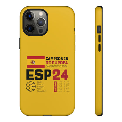 Spain's 2024 Euro Cup Victory - Premium Tough Phone Cases