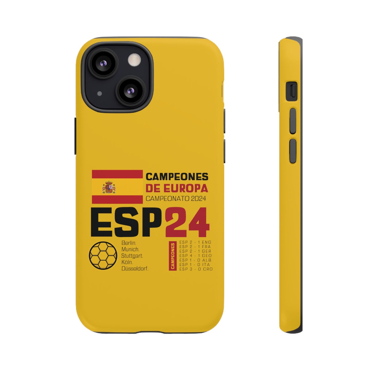 Spain's 2024 Euro Cup Victory - Premium Tough Phone Cases