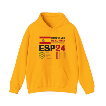 Spain's 2024 Euro Cup Victory - Unisex Heavy Blend™ Hooded Sweatshirt