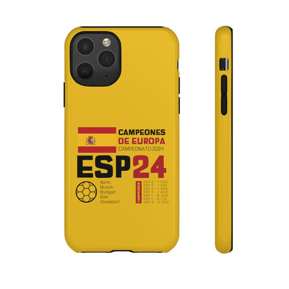 Spain's 2024 Euro Cup Victory - Premium Tough Phone Cases