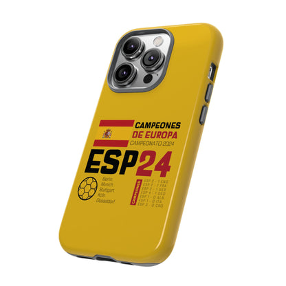 Spain's 2024 Euro Cup Victory - Premium Tough Phone Cases