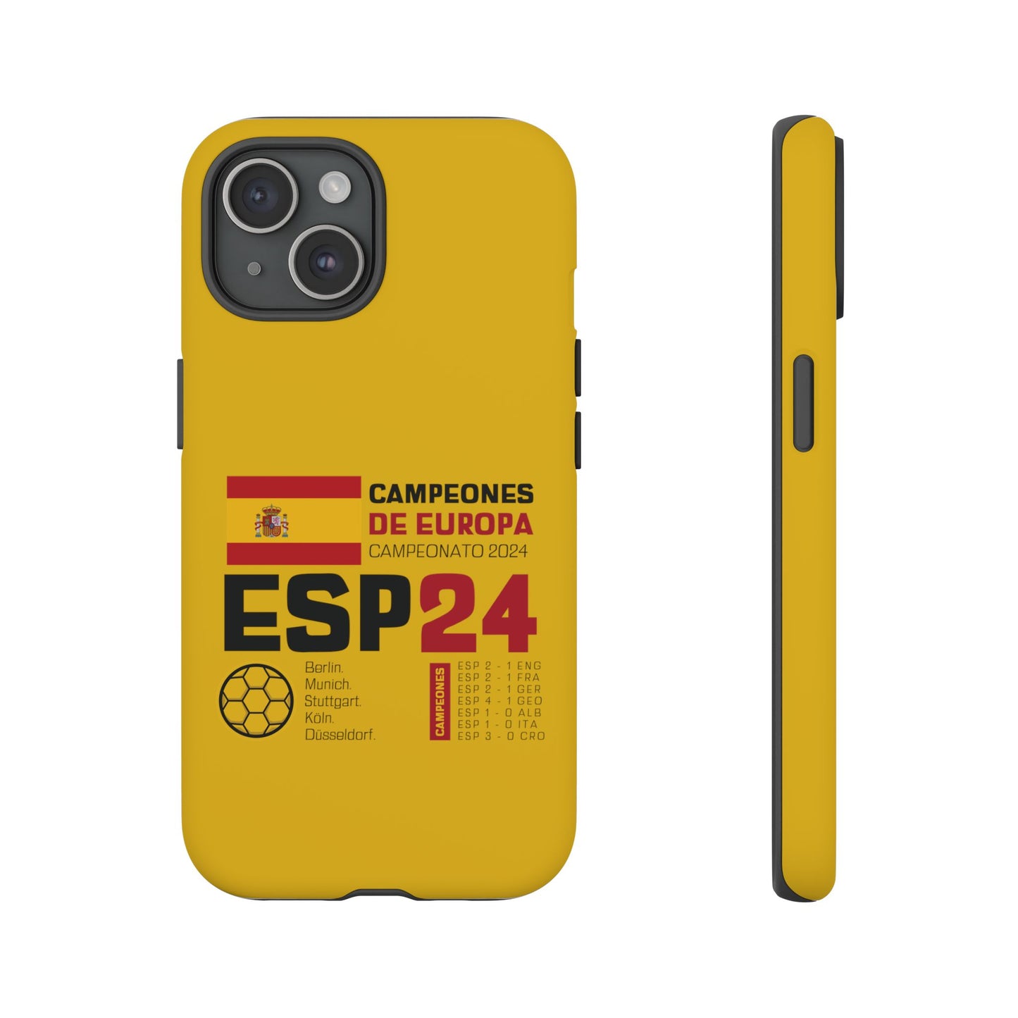 Spain's 2024 Euro Cup Victory - Premium Tough Phone Cases