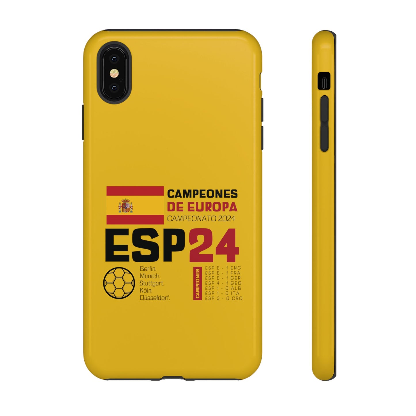 Spain's 2024 Euro Cup Victory - Premium Tough Phone Cases