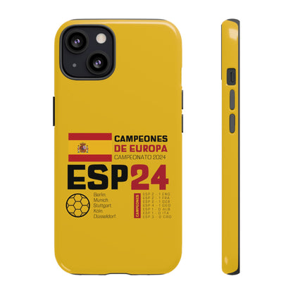 Spain's 2024 Euro Cup Victory - Premium Tough Phone Cases