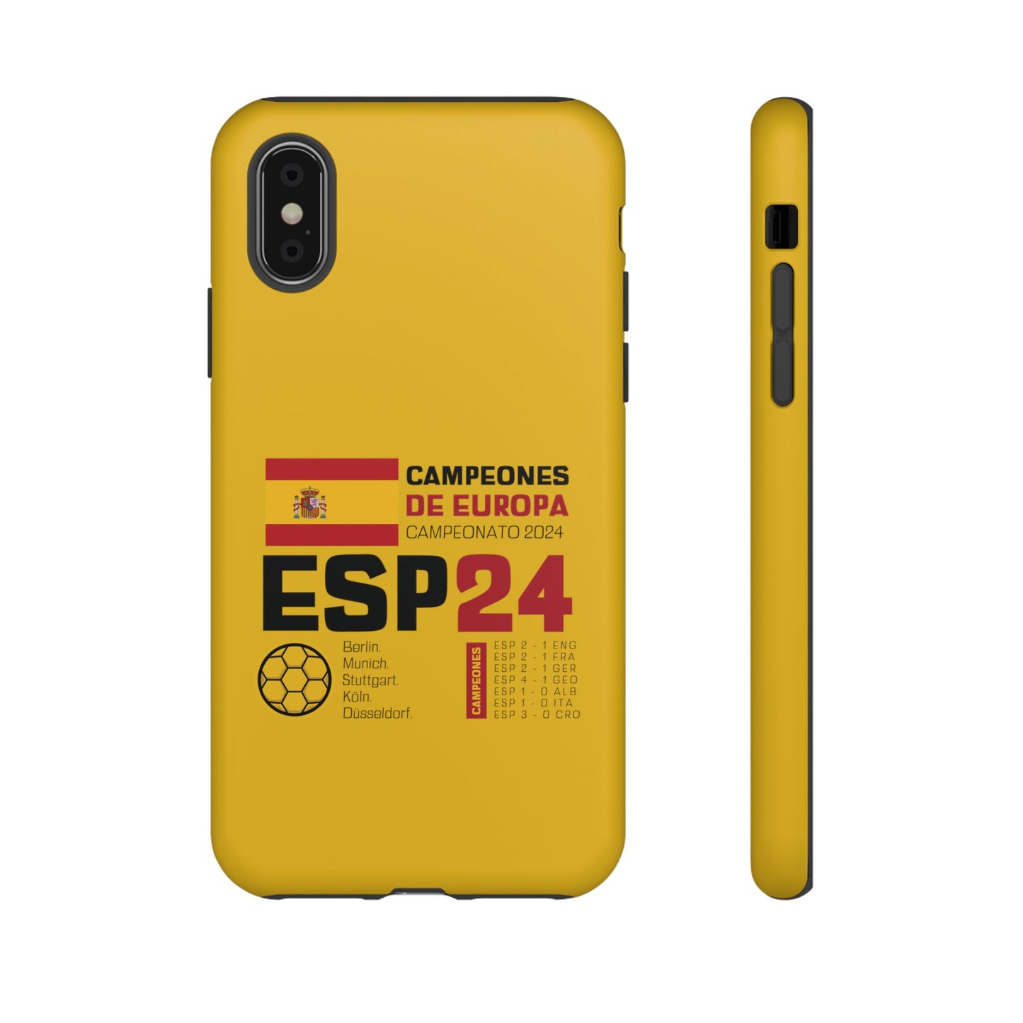 Spain's 2024 Euro Cup Victory - Premium Tough Phone Cases